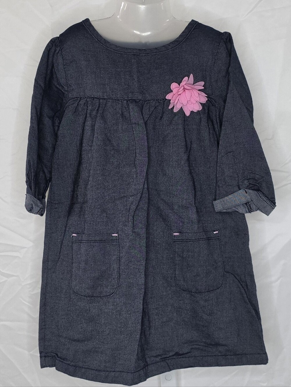 (GIRLS) Navy Dress